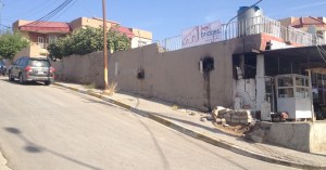 New Bridges sign - Mustafa's balcony